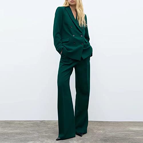 Amazon.co.jp: GRETD レディースブレザーセットグリーンジャケット